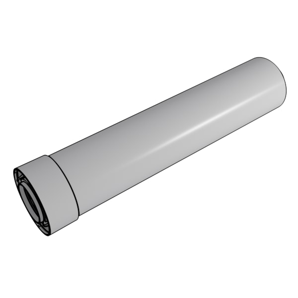 39" Condensing Vent Extension Piece, 2x4 Concentric